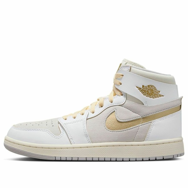 Jordan ジョーダン メンズ スニーカー  【Air Jordan 1 Zoom CMFT 2 \u0027White Metallic Gold Grey\u0027 DV1307-107】  大いさ US_12.5(30.5糎)