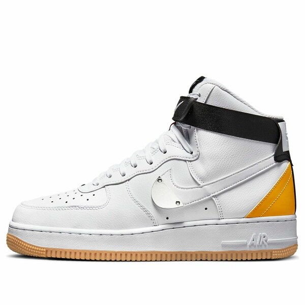Nike ナイキ メンズ スニーカー  【Nike x NBA Air Force 1 High \u002707 LV8 \u0027White University Gold\u0027 CT2306-101】  大きさ US_9(27.0糎)