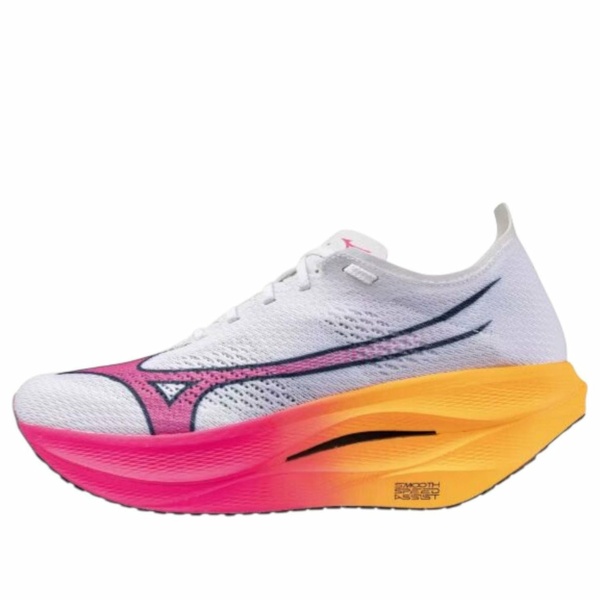 Mizuno ミズノ メンズ スニーカー  【Mizuno Wave Rebellion Pro 3 \u0027White Pink Tetra\u0027 U1GD253311】  大きさ US_11.5(29.5珊)