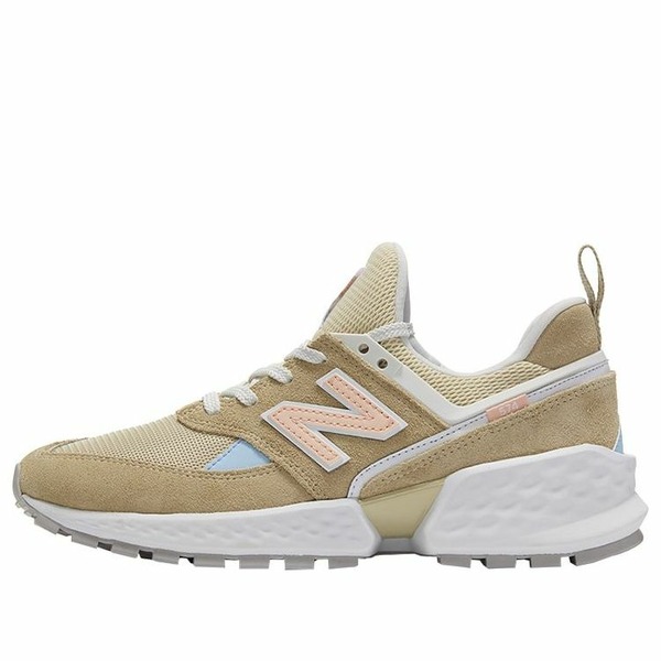 New Balance ニューバランス レディース スニーカー Khaki 【(WMNS) New Balance NB 574 Sport Sports Casual Shoes 'Khaki ' WS574PRB】 サイズ US_5(22.0cm)|asty