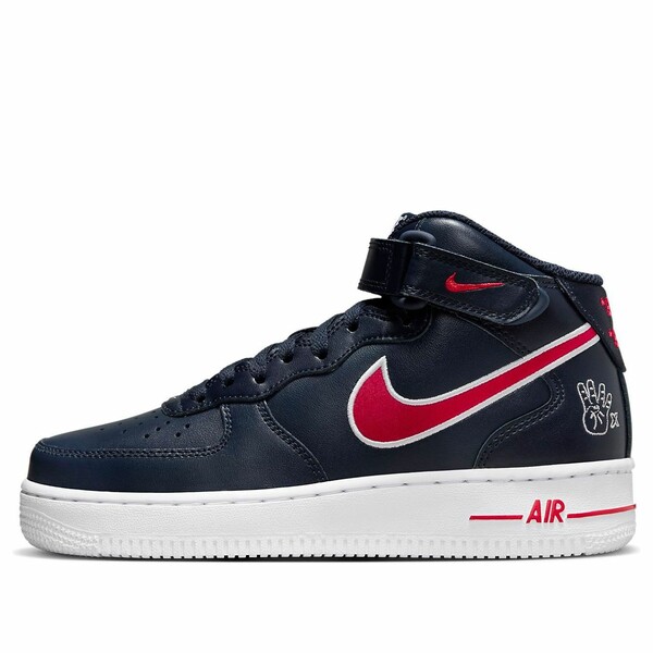 Nike ナイキ レディース スニーカー Black/University Red/White 【(WMNS) Nike Air Force 1 Mid \u0027Houston Comets Four-Peat\u0027 FJ0728-400】  大いさ US_W_12 レディース靴-スニーカー-靴