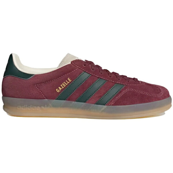 adidas アディダス メンズ スニーカー  【adidas Gazelle Indoor Shadow Red Shadow Green】  大いさ US_8.5(26.5糎) Shadow Red/Shadow Green/Wonder White スニーカー-メンズ靴