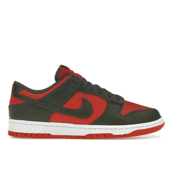 Nike ナイキ メンズ スニーカー 【Nike Dunk Low Mystic Red Cargo Khaki】 サイズ US_9(27.0cm) Mystic Red/Cargo Khaki/White