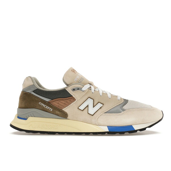New Balance ニューバランス メンズ スニーカー 【New Balance 998 MiUSA Concepts C-Note 10th Anniversary (2023)】 サイズ US_M_13 Sea Salt/Covert Green|asty