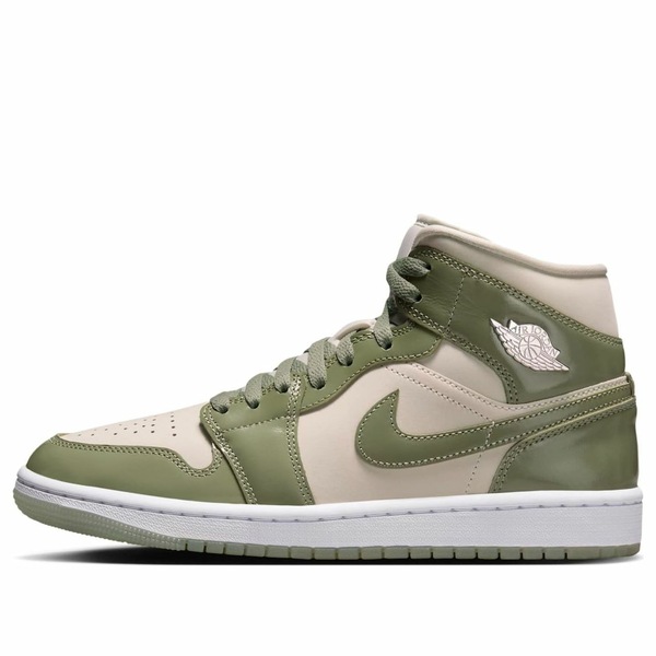 Air Jordan ジョーダン レディース スニーカー Sea Glass/Oil Green/Metallic Silver 【(WMNS) Air Jordan 1 Mid SE \u0027Sea Glass Oli Green\u0027 HF4079-003】  大きさ US_8.5(25.5糎)