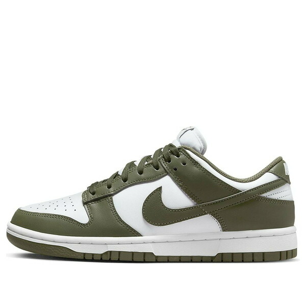 Nike ナイキ レディース スニーカー White/Medium Olive/White 【(WMNS) Nike Dunk Low 'Medium Olive' DD1503-120】 サイズ US_8.5(25.5cm)|asty
