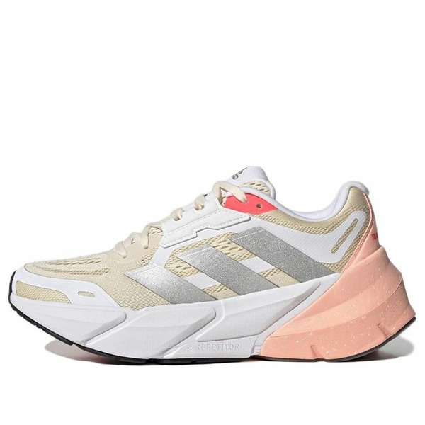 adidas アディダス レディース スニーカー Cream/Pink 【(WMNS) adidas Adistar \u0027Ecru Tint Silver Metallic\u0027\u0027 GX2988】  大きさ US_6.5(23.5糎)