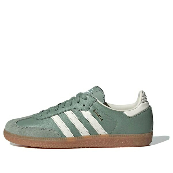 adidas アディダス レディース スニーカー Silver Green / Chalk White / Gum 【(WMNS) adidas Originals Samba OG Shoes \u0027Silver Green\u0027 IE7011】  大きさ US_W_10
