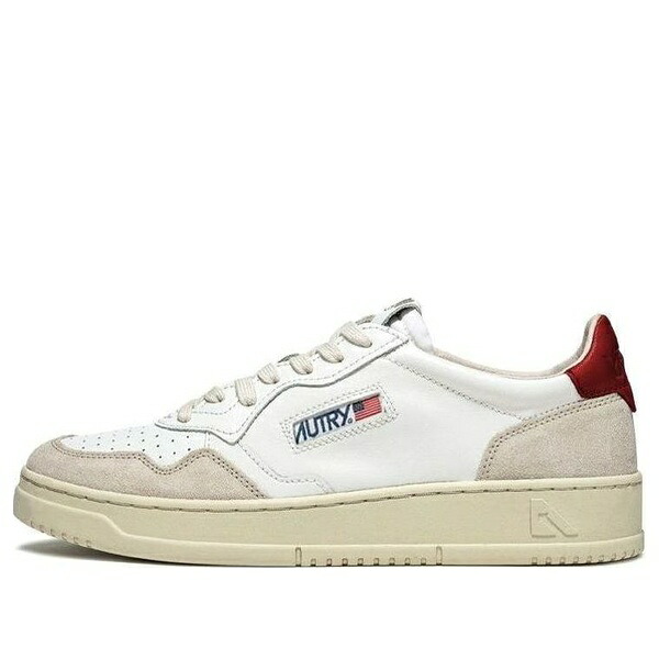 AUTRY オートリー レディース スニーカー White/Red/Suede 【(WMNS) Autry Medalist Low \u0027White Red Suede\u0027 AULW-LS43】  大きさ US_6(23.0糎)
