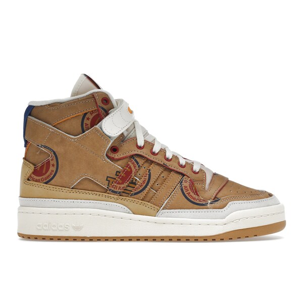 adidas アディダス メンズ スニーカー  【adidas Forum 84 High Eric Emanuel McDonald\u0027s All American Paper Bag】  大きさ US_6.5(24.5糎) Off White/Supplier Color/Team Royal Blue