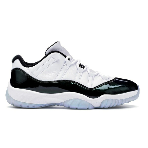 Jordan ジョーダン メンズ スニーカー  【Jordan 11 Retro Low Iridescent】  大いさ US_7.5(25.5糎) White/Black-Emerald Rise