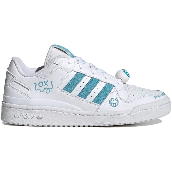 adidas アディダス メンズ スニーカー  【adidas Forum Low Classic Andr Saraiva Love Union】  大きさ US_6.5(24.5珊) Cloud White/Cloud White/Cloud White