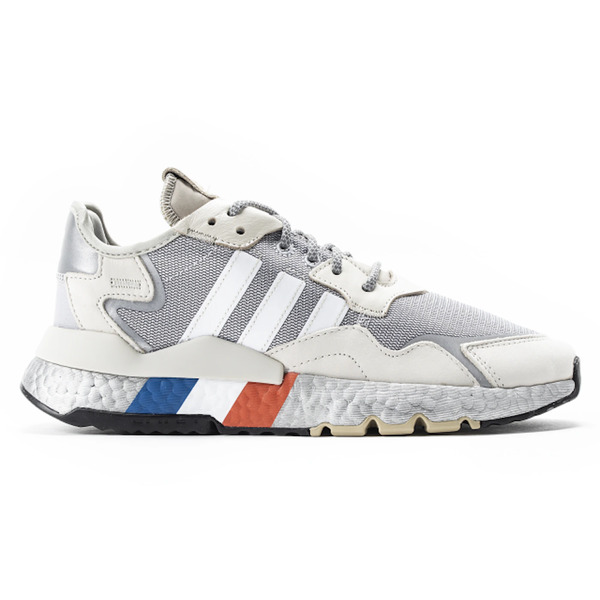 adidas アディダス メンズ スニーカー  【adidas Nite Jogger White Multi】  大きさ US_12.5(30.5珊) White/Multi-Metallic Silver