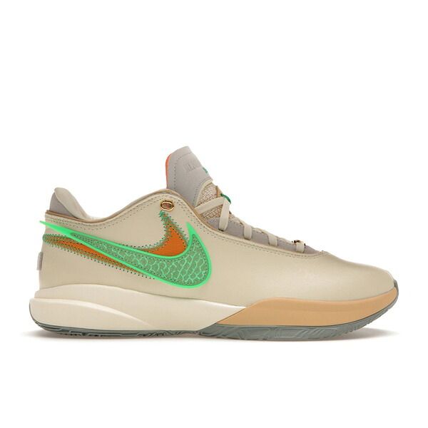 Nike ナイキ メンズ スニーカー  【Nike LeBron 20 FAMU Coconut Milk】  大きさ US_6.5(24.5珊) Coconut Milk/Electric Algae/Vivid Orange/Sesame/Mica Green/Phantom