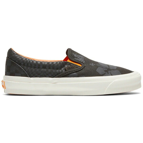 Vans バンズ メンズ スニーカー  【Vans Vault Classic Slip-On LX Porter Black Checkerboard】  大いさ US_M_4.5 Black/Black/White