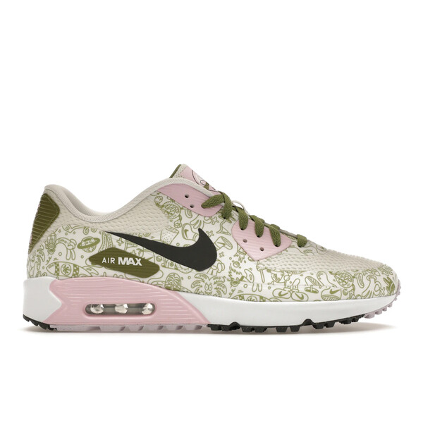 Nike ナイキ メンズ スニーカー  【Nike Air Max 90 Golf NRG Steven Harrington Space】  大きさ US_6.5(24.5珊) Sail/Pink Foam/Asparagus/Newsprint