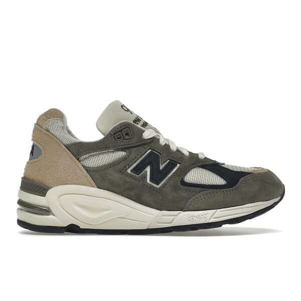 New Balance ニュー平衡にする メンズ スニーカー  【New Balance 990v2 MiUSA Grey Tan】  大いさ US_10.5(28.5糎) Grey/Tan