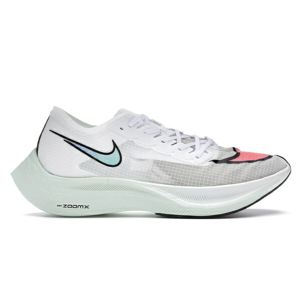 Nike ナイキ メンズ スニーカー  【Nike ZoomX Vaporfly Next% White Hyper Jade Flash Crimson】  大きさ US_12.5(30.5糎) White/Black-Hyper Jade-Flash Crimson