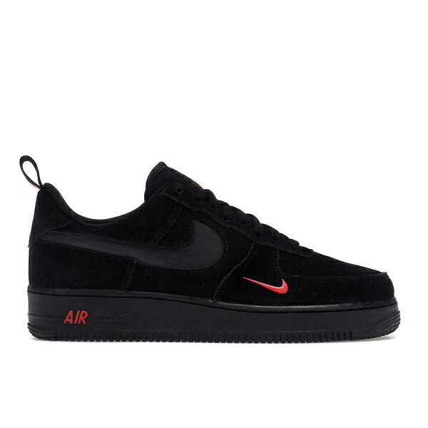 Nike ナイキ メンズ スニーカー  【Nike Air Force 1 Low Multi-Swoosh Black Crimson】  大きさ US_6.5(24.5珊) Black/Black/Light Crimson
