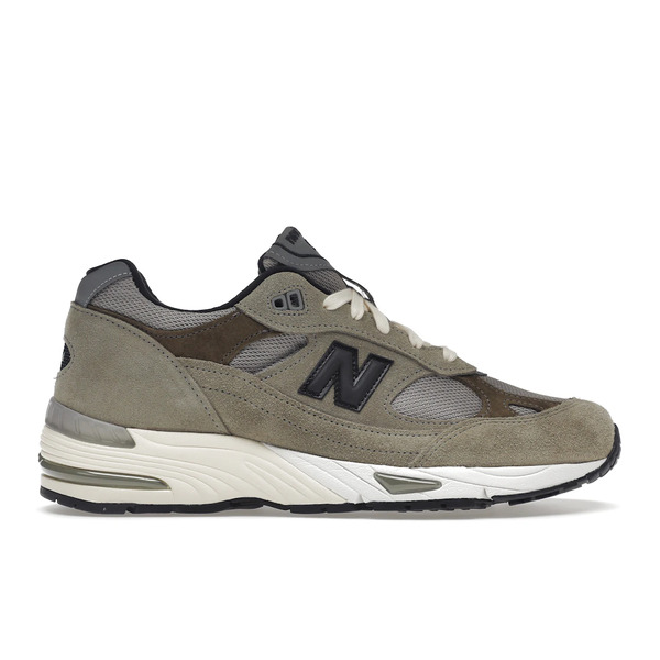 New Balance ニュー平衡にする メンズ スニーカー  【New Balance 991 MiUK JJJJound Grey Olive】  大きさ US_5.5(23.5珊) Cobblestone/Covert Green/Black