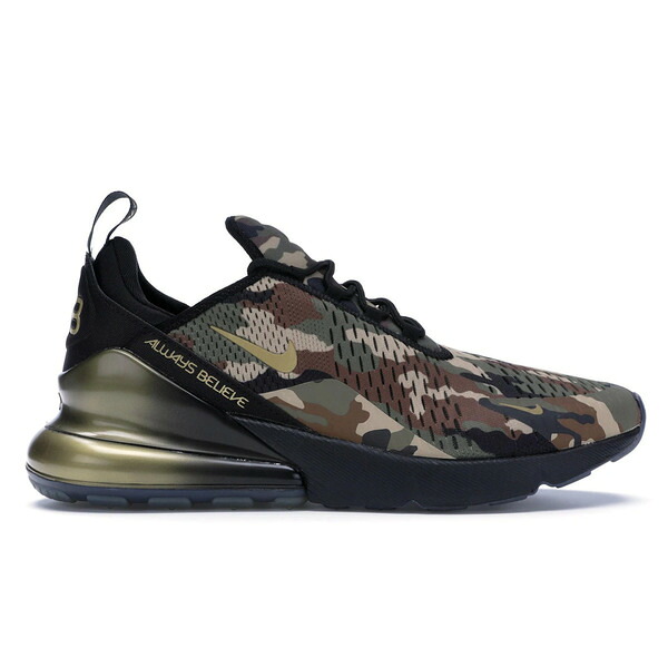 Nike ナイキ メンズ スニーカー  【Nike Air Max 270 Doernbecher (2018)】  大きさ US_11(29.0珊) Black/Metallic Gold-Medium Olive-Fauna Brown-Desert