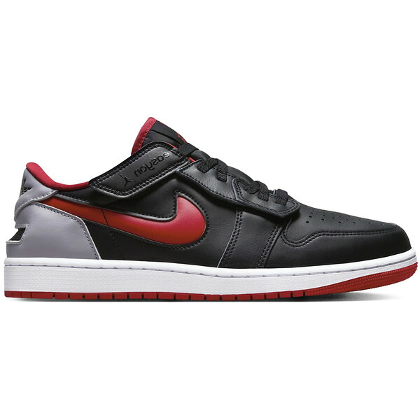 Jordan ジョーダン メンズ スニーカー  【Jordan 1 Low FlyEase Black Cement Grey White Fire Red】  大きさ US_10.5(28.5珊) Black/Cement Grey/White/Fire Red