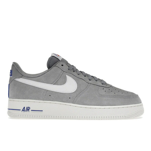 Nike ナイキ メンズ スニーカー  【Nike Air Force 1 Low Light Smoke Grey White Sail Hyper Royal】  大いさ US_8.5(26.5糎) Light Smoke Grey/White-Sail-Hyper-Royal