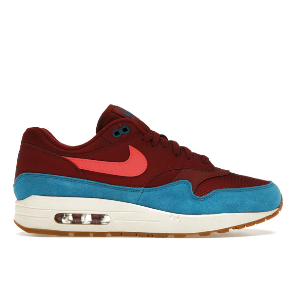 Nike ナイキ メンズ スニーカー  【Nike Air Max 1 Team Red Green Abyss】  大きさ US_9.5(27.5珊) Team Red/Green Abyss-White-Red Orbit