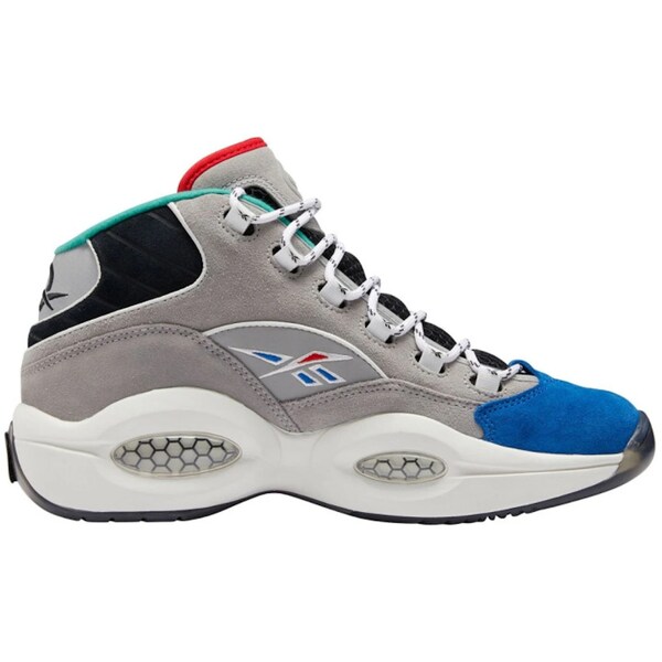 Reebok リーボック メンズ スニーカー  【Reebok Question Mid Draft Night 25th Anniversary】  大きさ US_8(26.0珊) Solid Grey/Vector Blue-Black
