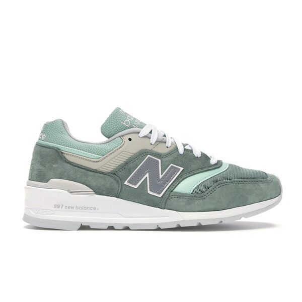 New Balance ニュー平衡にする メンズ スニーカー  【New Balance 997 Less is More Mint】  大いさ US_10(28.0糎) Green/White