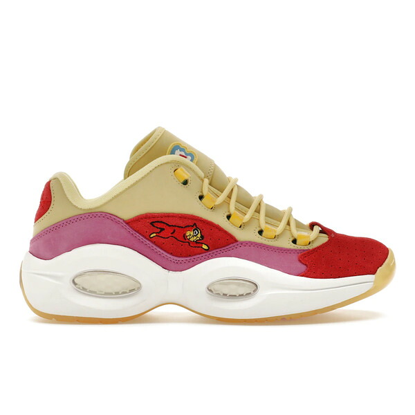 Reebok リーボック メンズ スニーカー  【Reebok Question Low BBC Ice Cream Running Dog Yellow Red】  大きさ US_7.5(25.5珊) Yellow/Red/Pink