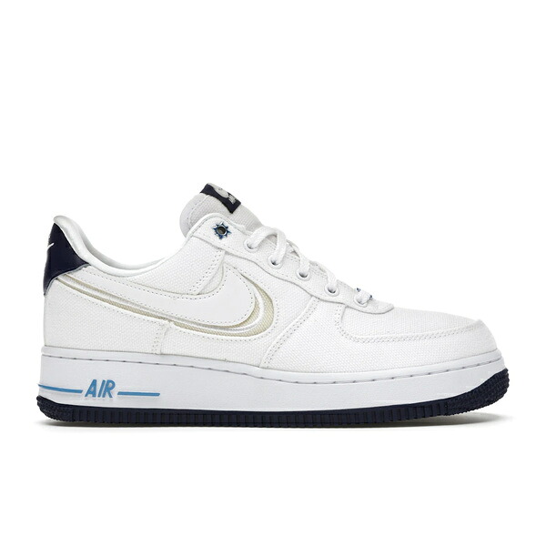 Nike ナイキ メンズ スニーカー  【Nike Air Force 1 Low Premium Evo Moment #37】  大きさ US_9.5(27.5珊) White/White-Fossil-Blue Void