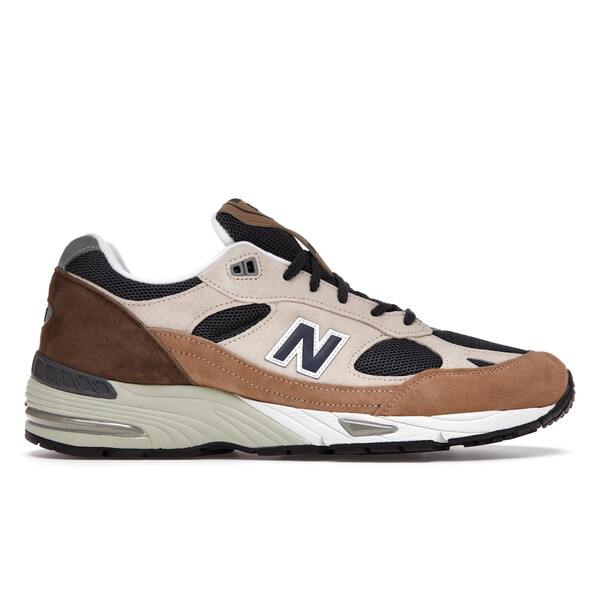 New Balance ニュー平衡にする メンズ スニーカー  【New Balance 991 MiUK Cappuccino】  大いさ US_10(28.0糎) Dark Brown/Tan-Navy