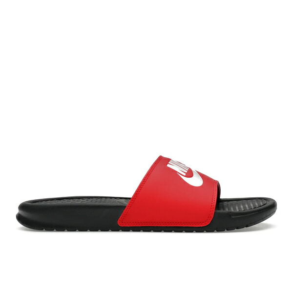 Nike ナイキ メンズ スニーカー  【Nike Benassi JDI Black White Red】  大いさ US_12(30.0糎) Black/White-University Red