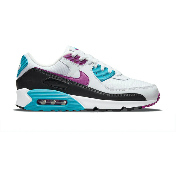 Nike ナイキ メンズ スニーカー  【Nike Air Max 90 Lagoon Blue】  大いさ US_M_13 White/Black-Blue Lagoon-Purple