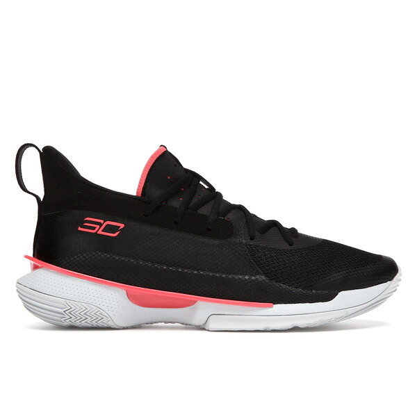 Under Armour アンダーアーマー メンズ スニーカー  【Under Armour Curry 7 Beta Red】  大いさ US_12(30.0糎) Black/Pitch Gray-Beta Red