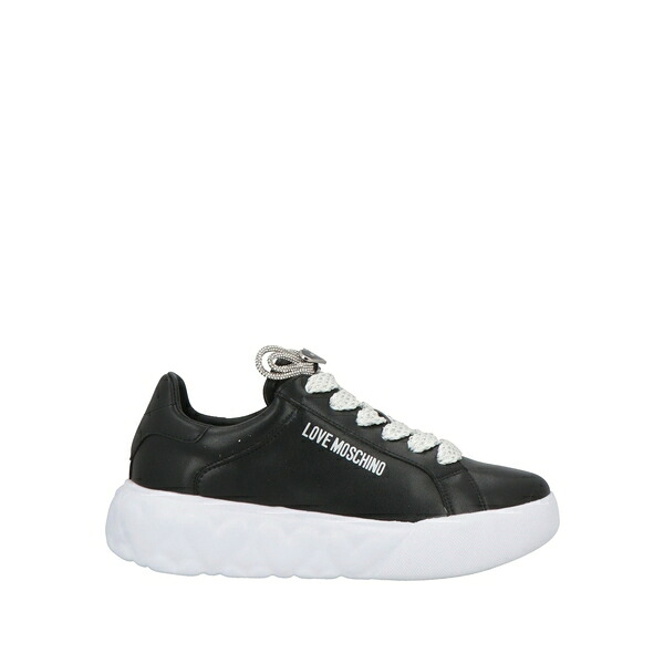 【送料無料】 モスキーノ レディース スニーカー シューズ Sneakers Black|asty