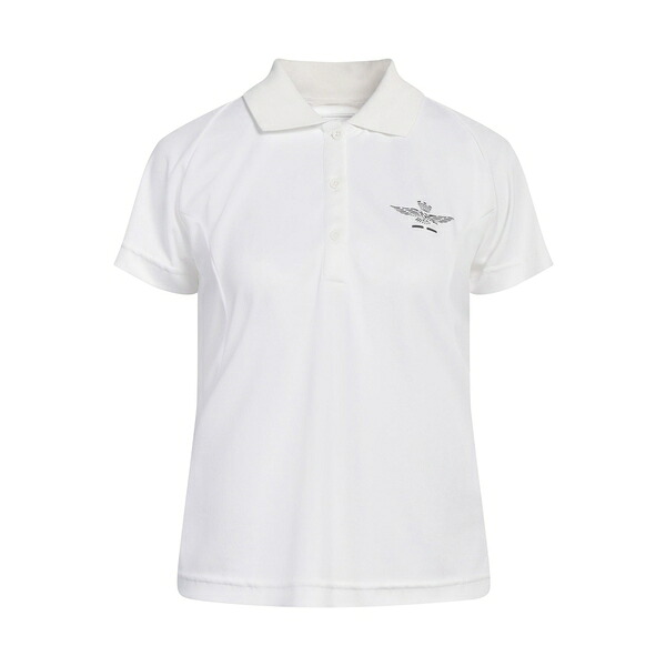 【貨物輸送無料】 アエロナウティカ ミリターレ レディース プルオーバー トップス Polo shirts White
