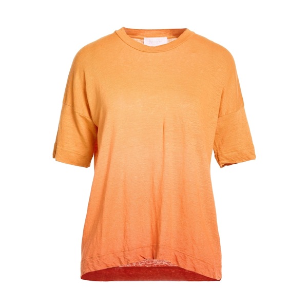 【貨物輸送無料】 ダニエル フィエゾリ レディース プルオーバー トップス T-shirts Orange