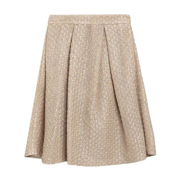 【送料無料】 エルマンノ シェルヴィーノ レディース スカート ボトムス Mini skirts Beige|asty