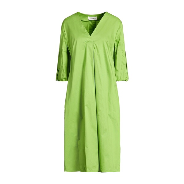 【送料無料】 メイメイジェイ レディース ワンピース トップス Midi dresses Green|asty