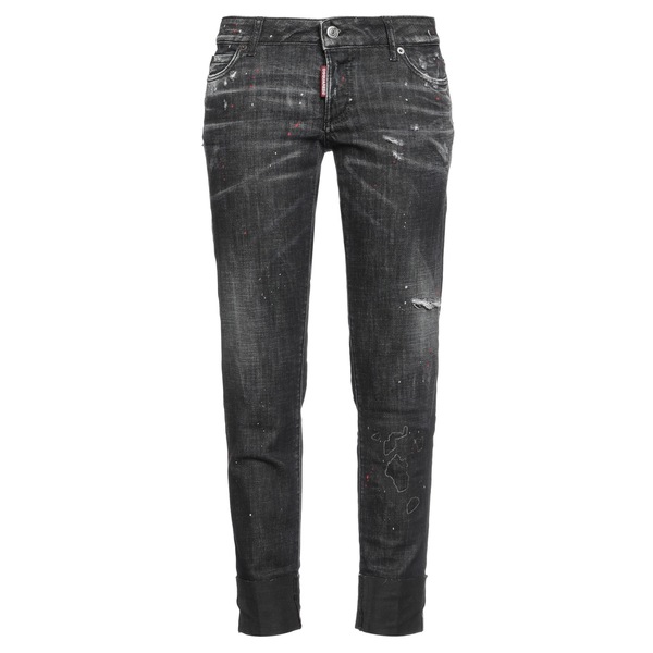 【送料無料】 ディースクエアード レディース デニムパンツ ボトムス Jeans Black