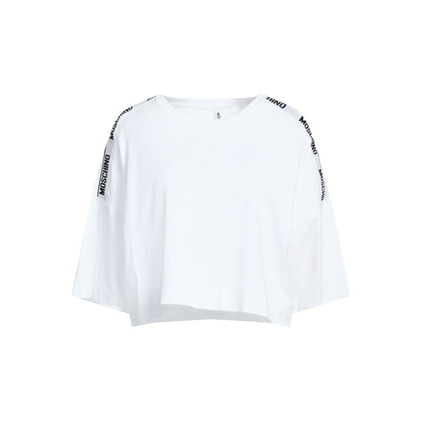 【送料無料】 モスキーノ レディース Tシャツ トップス T-shirts White