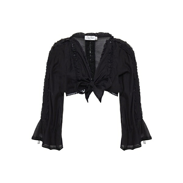 【貨物輸送無料】 チャロルイズ レディース プルオーバー トップス Tops Black