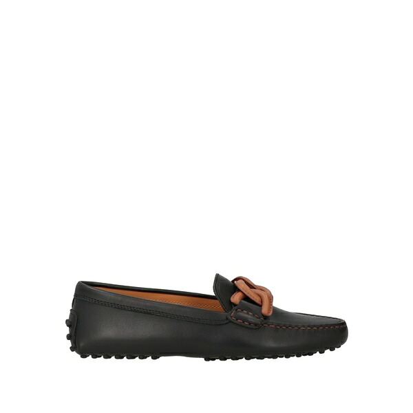 【送料無料】 トッズ レディース スリッポン・ローファー シューズ Loafers Black