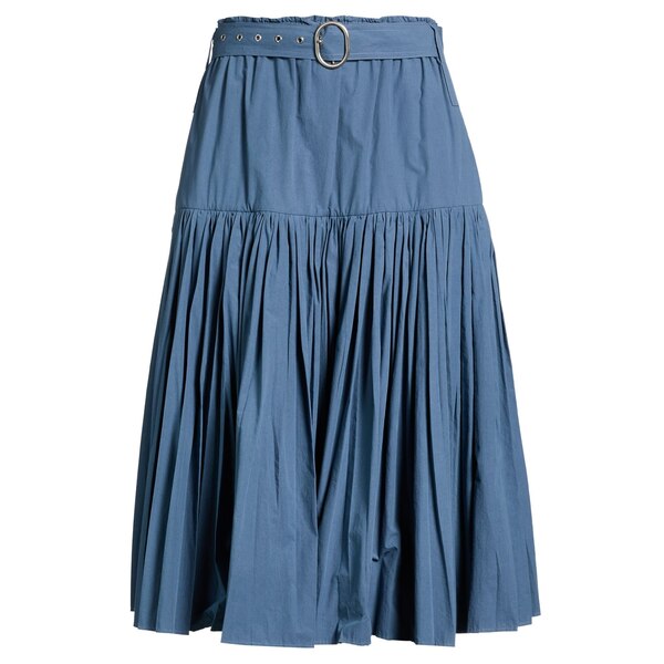 【送料無料】 ジル・サンダー レディース スカート ボトムス Midi skirts Blue|asty