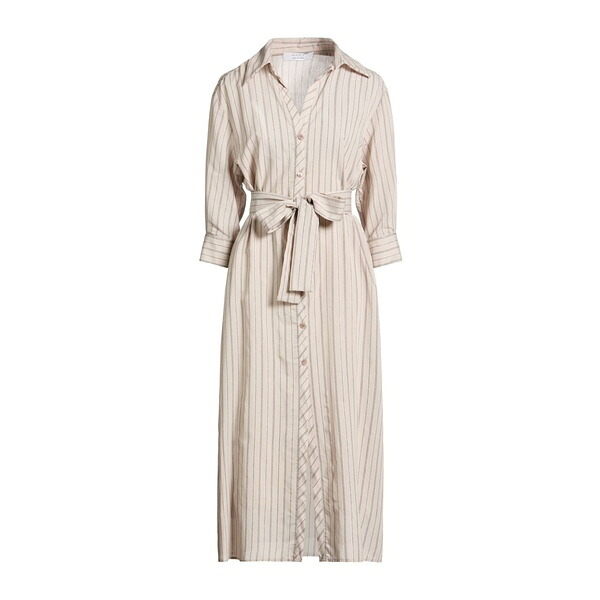 【送料無料】 カオス レディース ワンピース トップス Midi dresses Beige｜asty