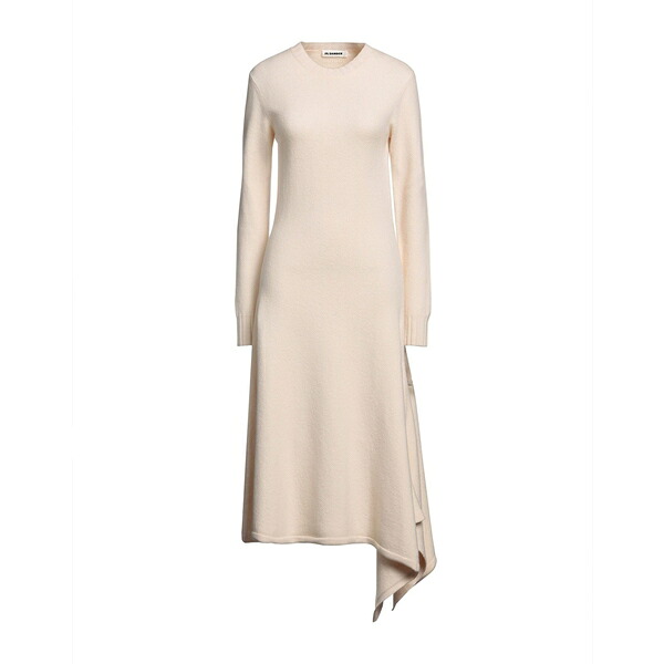 【送料無料】 ジル・サンダー レディース ワンピース トップス Midi dresses White｜asty