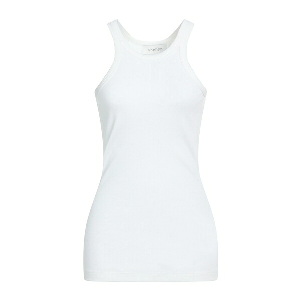 【送料無料】 スポーツマックス レディース Tシャツ トップス Tank tops White｜asty