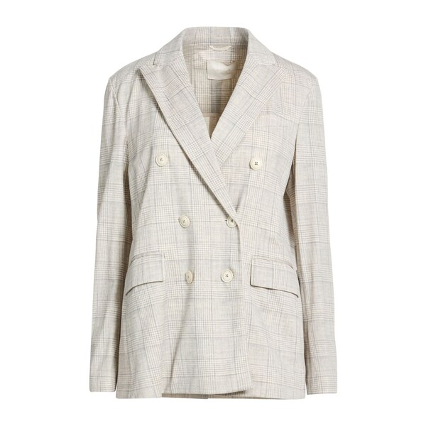 【送料無料】 チルコロ1901 レディース ジャケット＆ブルゾン アウター Blazers Grey